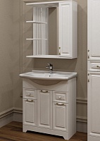 Stella Polare Мебель для ванной Кармела 85 Элеганс ольха белая